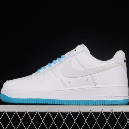 NIKE Air Force 1'07 Low White and Blue Crystal Color Matching 3m Reflective Low-Top Casual Sneakers KH0806-168
