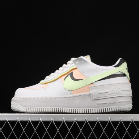 NIKE Air Force 1 ShAdidasow light weight heightened low-top 100-board shoes CW6030-107,