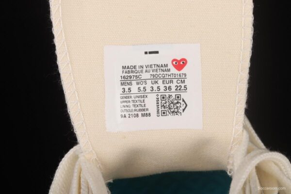 Converse Chuck Taylor 70s Hi/OX 18SS Sichuan Kubaoling heavyweight co-name low upper board shoes 162975C - Image 5