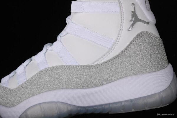 Air Jordan 11 Metallic Silver 11 Swarovski all over the sky AR0715-100 - Image 8