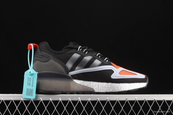 Nasa x Adidas ZX 2K Boost FY5724 joint clover popcorn vintage running shoes - Image 15