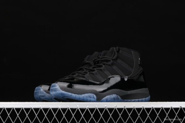 Air Jordan 11 Cap and Gown 11 Black Gamma Black Samurai 378037-005 - Image 16