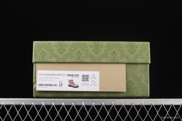 Gucci Screener GG High-Top Sneaker Gucci retro college style leisure Martin boots JPO605535 - Image 12