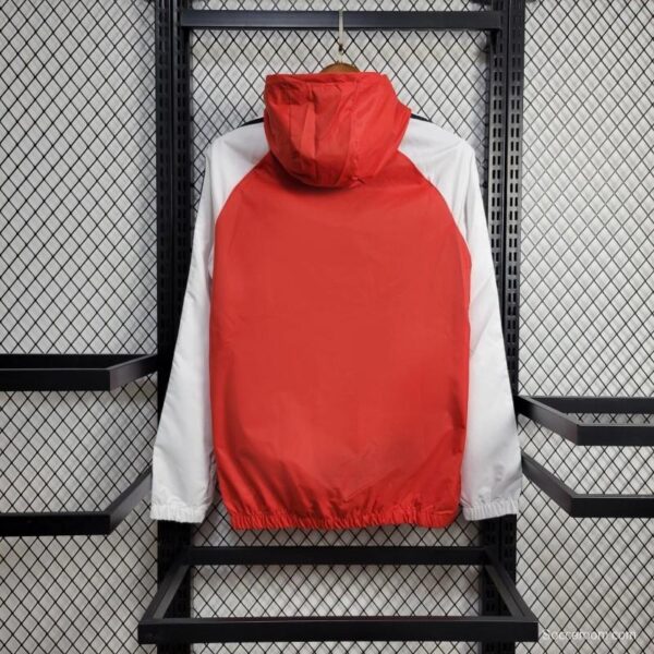 24/25 Bayer 04 Leverkusen Red Windbreaker - Image 4