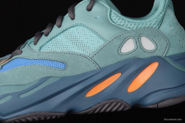 Adidas Yeezy Boost 700 Sea Blue GZ2002 Kanye coconut 700 sea blue running shoes BASF popcorn - Image 8