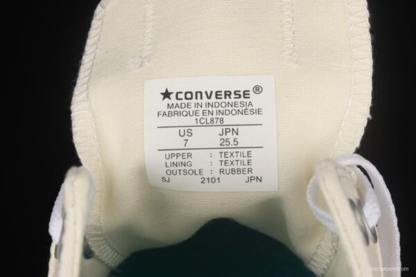 Converse All Star x CDG 2021 Sichuan Jiubao Ling co-signed low-top casual board shoes 1CL878 - Image 5