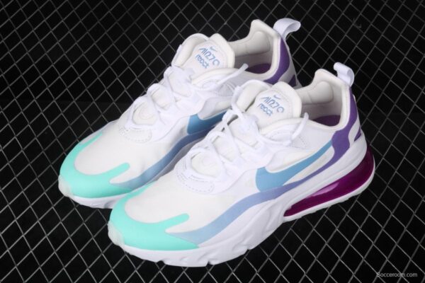 NIKE Air Max 270React new high-frequency mesh function half-palm air cushion cushioning running cloth shoes AT6174-102 - Image 8