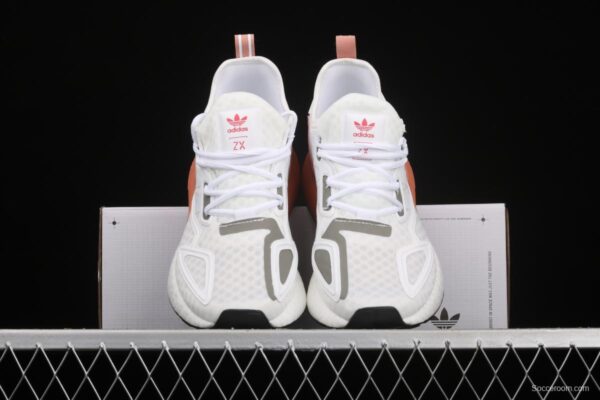 Adidas ZX 2K Boost G58090 20 Summer New Clover Popcorn vintage running shoes - Image 12