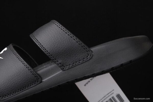NIKE Benassi Swoosh # double belt ninja slipper series # authentic slippers life all kinds of summer beach slippers 819717-010 - Image 5