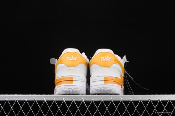 NIKE Air Force 1 ShAdidasow light weight heightened low-top 100-board shoes CQ9503-001 - Image 12