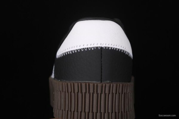 Adidas Sambarose B28156 clover retro black and white thick soles high board shoes - Image 4