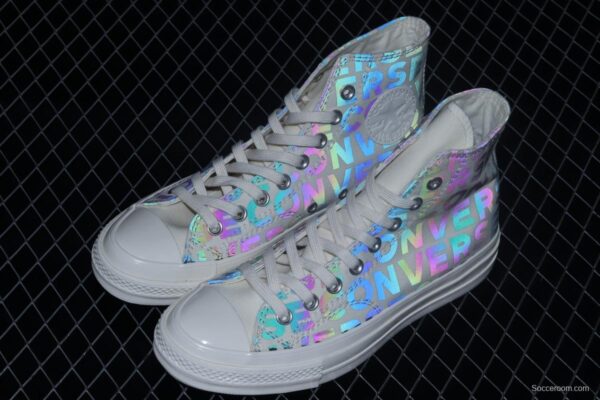 Converse Chuck 70 Converse reflective letter high upper canvas sports shoes 172511C - Image 11