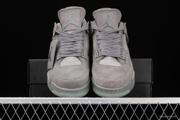Air Jordan 4 Cool Grey cool gray suede night glossy soled basketball shoes 930155-003 - Image 12