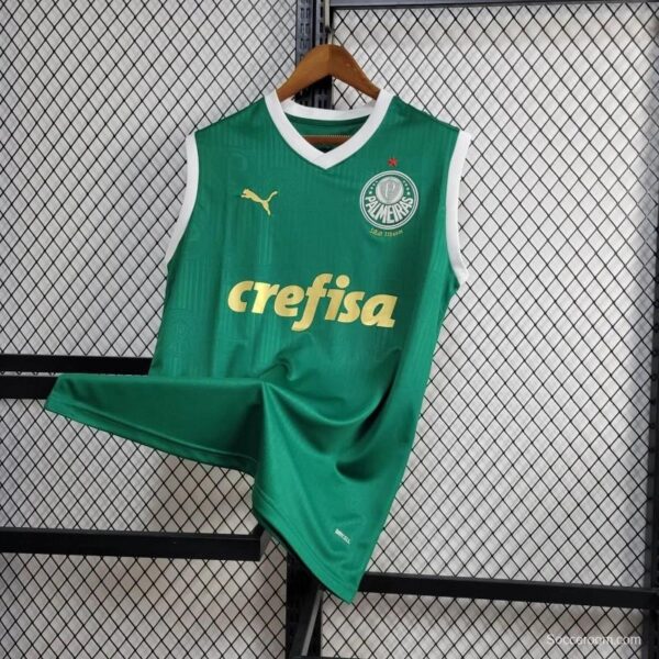 24/25 Palmeiras Home Vest Green Jersey - Image 2