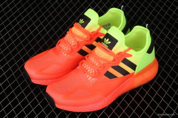 Adidas ZX 2K Boost FV0482 2020 summer new clover popcorn vintage running shoes - Image 10