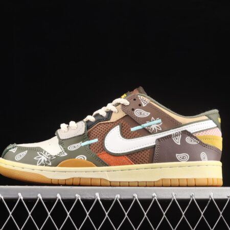 NIKE DUNK Svrap stitching and stitching low-top skateboard shoes green DB0500-200