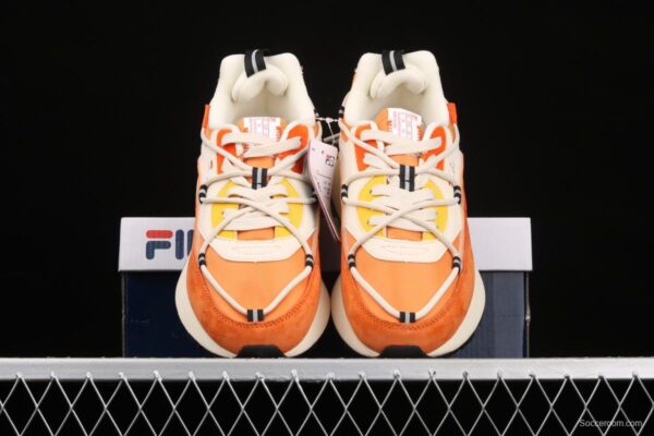 Fila Jogger spring and summer style orange soda hit color couple sports shoes T12W111108FGA - Image 13