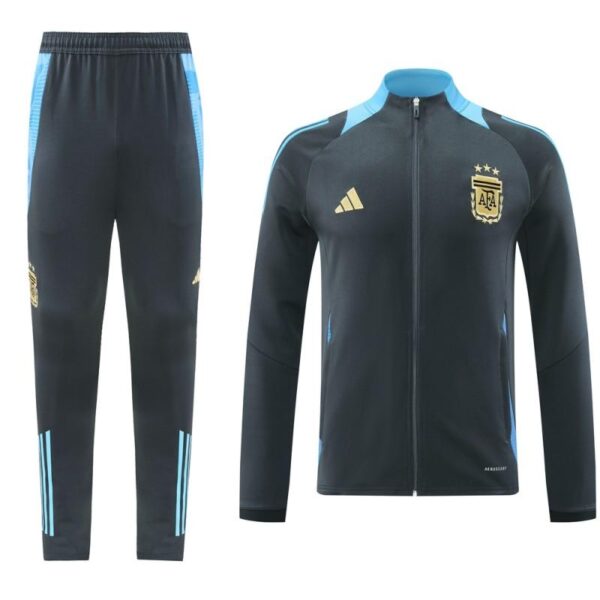 2024 Argentina Black Full Zipper Jacket +Long Pants - Image 17