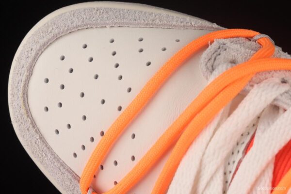 OFF-White x NIKE DUNK Low OW suede SB buckle rebound fashion casual board shoes DJ0950-116, - Image 10