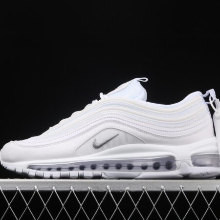 NIKE Air Max 973M reflective all-white bullet air cushion running shoes 921826-101