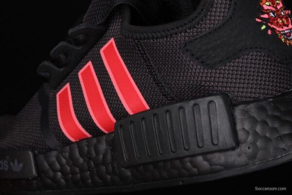 Adidas NMD_R1 G27576 year of Pig Limited Lion Dance embroidered running shoes Dongguan original large granule Super soft feet - Image 3