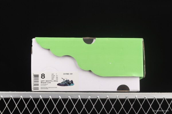 OFF-White x NIKE Blazer Low co-branded deconstruction style trailblazer low upper shoes DH7863-001 - Image 11