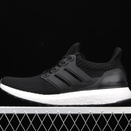 Adidas Ultra Boost 4.0BB6166 fourth generation knitted striped black and white UB