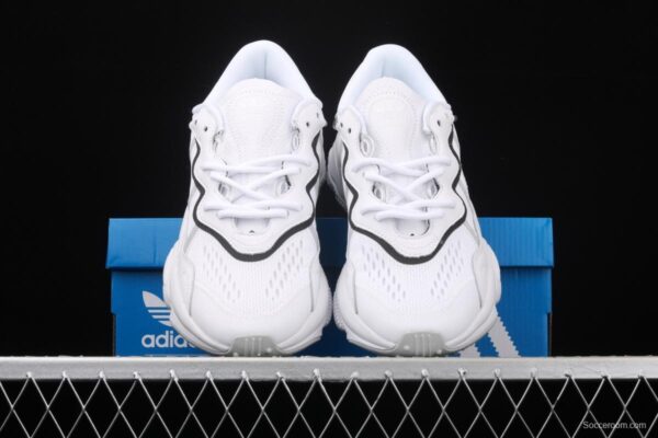 Adidas Originals Ozweego EF4287 Darth clover retro 3M reflective breathable running shoes - Image 12