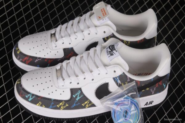 NIKE Air Force 1'07 Low MLB Yankees Joint Name Starry Color Low-Top Casual Sneakers 315122-444 - Image 10