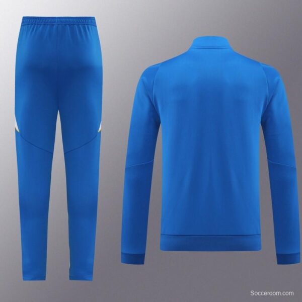 24/25 Boca Juniors Blue Hoodie Full Zipper Jacket +Long Pants - Image 14