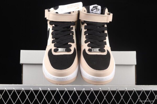 NIKE Air Force 11407Mid milk brown medium-top casual board shoes HD2523-156 - Image 12