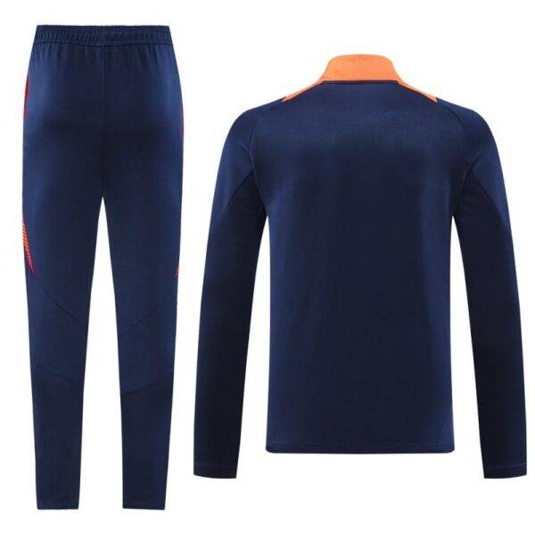 24/25 Manchester United Navy/Orange Full Zipper Jacket +Long Pants - Image 17