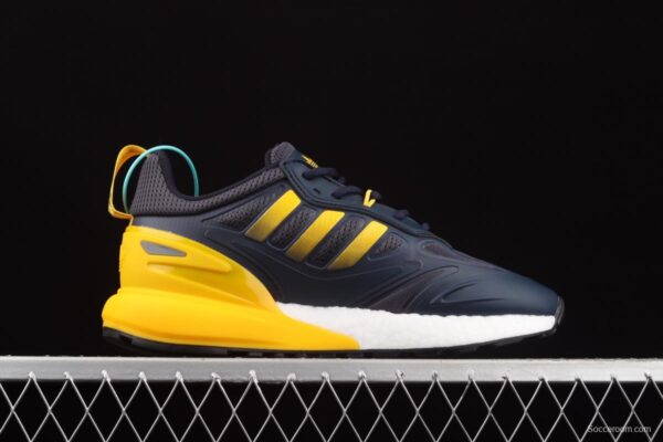 Adidas ZX 2K Boost 2.0 GZ7733 2021 Summer New Clover Popcorn vintage running shoes - Image 16
