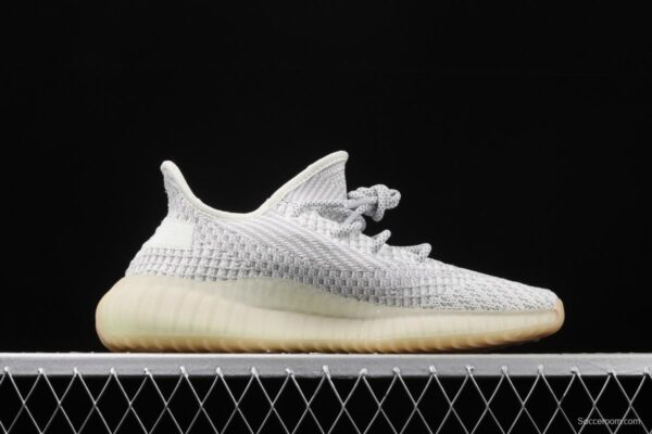 Adidas Yeezy Boost 350 V2 Tailgate FX4348 Darth Coconut 350 second generation hollowed-out Asian grey angel color BASF popcorn - Image 17