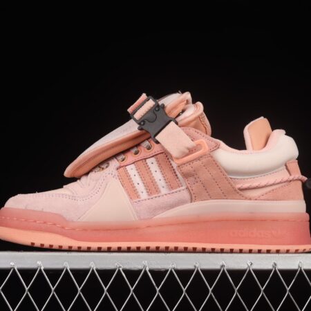 Adidas BAdidas Bunny Forum 84 Low GW0265 pink rabbit Velcro popular single classic vintage basketball shoes