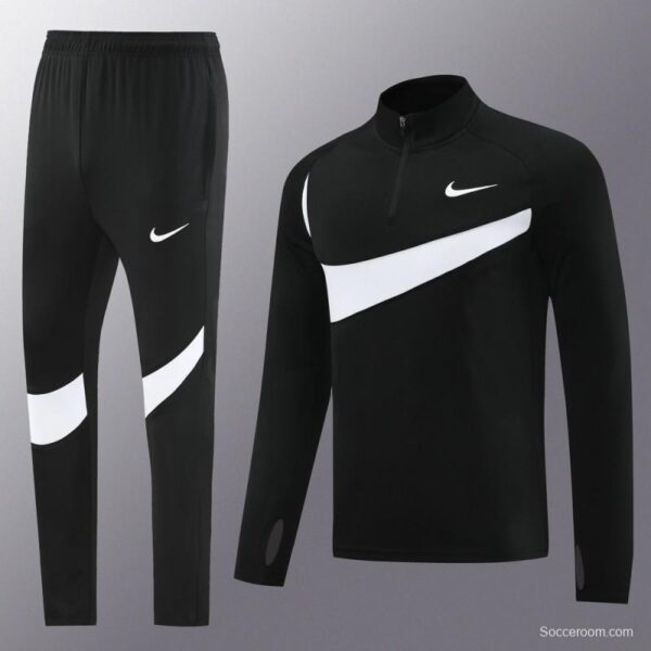 2024 Nike Black/White Half Zipper Jacket+Pants - Image 15