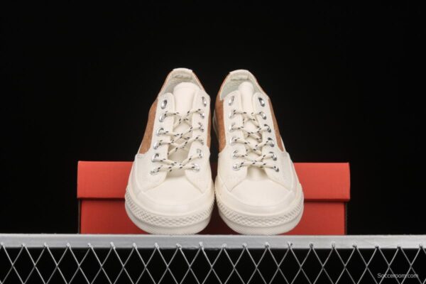 Converse 1970's Converse new cork color textile spliced low-top casual board shoes 170855C - Image 11