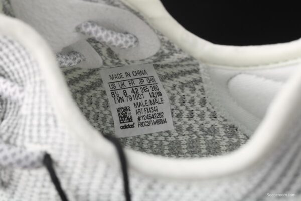 Adidasidas Yeezy Boost 350 V2 Tailgate FX4349 Darth Coconut 350 second generation hollowed-out Asian gray star color BASF popcorn - Image 7