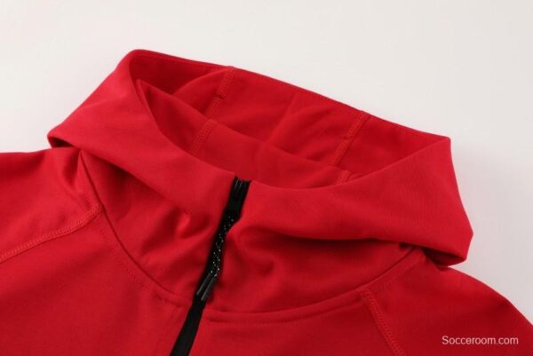 24/25 Nike Red Hoodie Full Zipper Jacket +Long Pants - Image 4