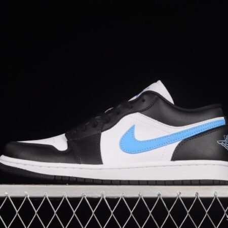 Air Jordan Low black blue and white low-top cultural leisure sports basketball shoes DC0774-041