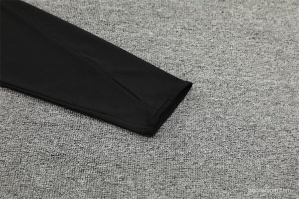 2024 Italy Black Half Zipper Jacket+Long Pants - Image 10