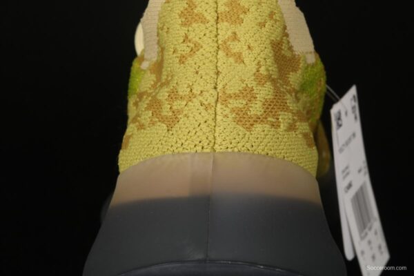 Adidas Yeezy Boost 380 Hylte Glow FZ4990 Kanye jointly limited coconut 380 fluorescent yellow luminous running shoes - Image 7