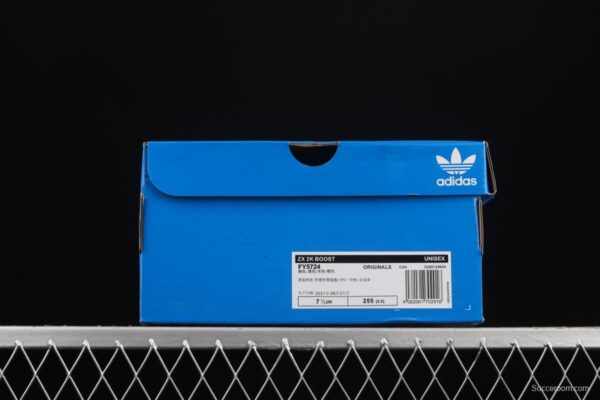 Nasa x Adidas ZX 2K Boost FY5724 joint clover popcorn vintage running shoes - Image 11