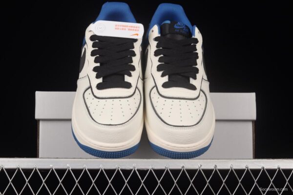 NIKE Air Force 1: 07 Low Valentine's Day love rice blue dazzling color daredevil low-end sports leisure board shoes AL2236-300 - Image 12