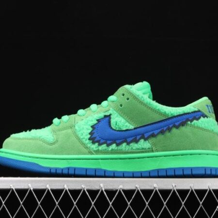 Grateful DeAdidas x NIKE SB DUNK Low Yellow Bear joint style green and blue bear sports skateboard shoes CJ5378-300