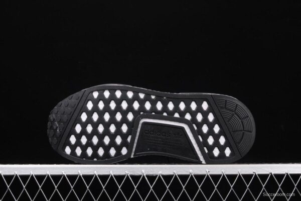 Adidas NMD_R1 F97579 pig leather black and white running shoes - Image 8