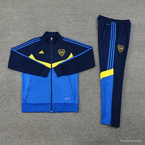 24/25 Boca Juniors Navy/Blue Full Zipper Jacket +Long Pants - Image 11