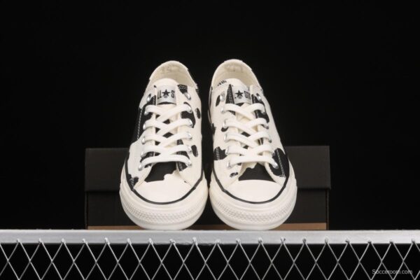 Converse 21ss All Star US Cow Spot Japanese Converse vintage cow pattern low upper shoes 1SC564 - Image 10