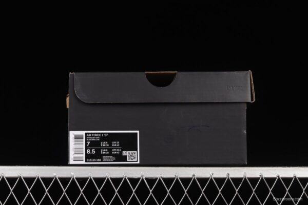 NIKE Air Force 1x 07 Low meter silver gray color 3M reflective low-top casual board shoes 315115-168 - Image 11