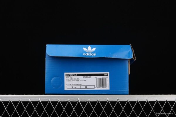 Adidas SuperStar FX7781 shell head clover 50th anniversary dazzle laser Korean version leisure couple board shoes - Image 11